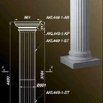 фото Колонна AKL449-1-PT Плинт