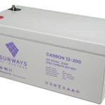 фото Аккумуляторная батарея SUNWAYS CARBON 12-200