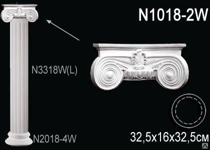 Фото Колонна в комплекте Perfekt ( N3318-W + N1018-2W + N2018-4W )