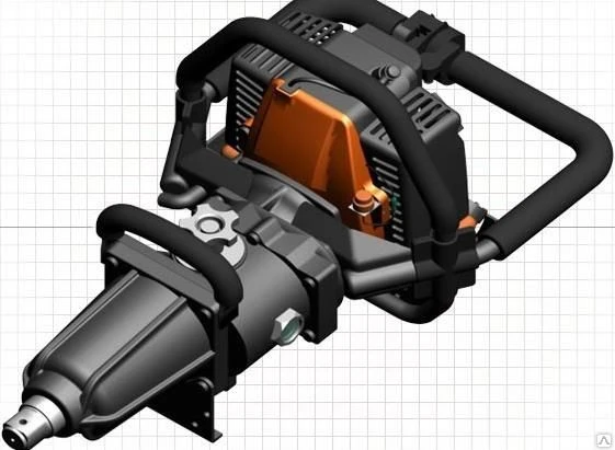 Фото Гайковерт с бензиновым двигателем