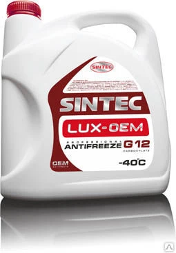 Фото Карбоксилатный антифриз Sintec ANTIFREEZE LUX G12, 10кг