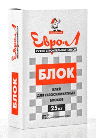 Фото Клей для газоблоков БЛОК "ЕВРО-Л"