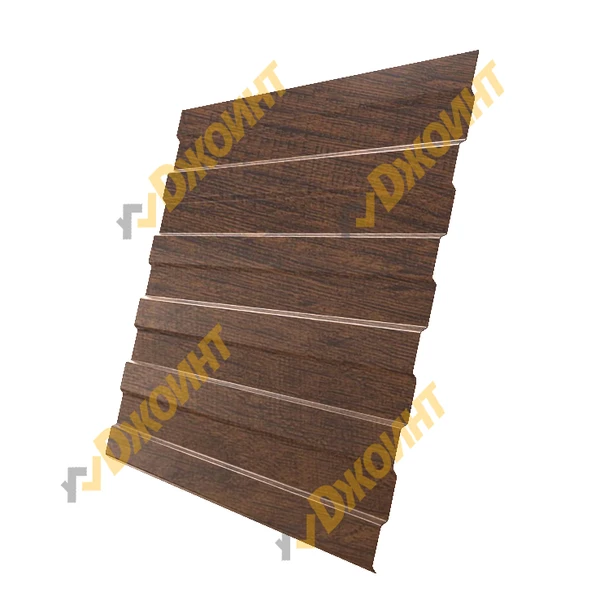 Фото Профнастил С-10 0,4 Printech Antique Oak (Античный дуб)