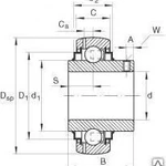 фото Подшипник корпусный UC 204, UC 205, UC 206, UC 207, UC 208, UC 209