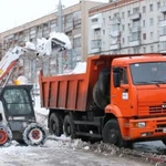 фото Вывоз снега с придомовой территории