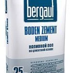 фото Наливной пол Bergauf Boden Zement Medium (25кг)