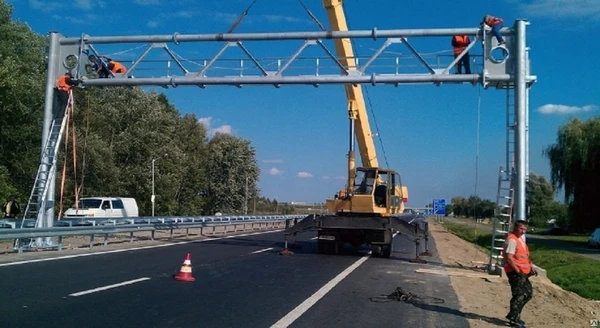 Фото Установка опор РМП