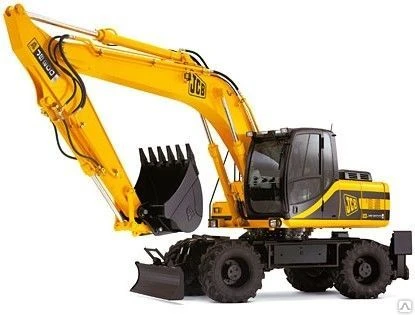 Фото Услуги экскаватора колесного JCB JS200W от 0,8 куб