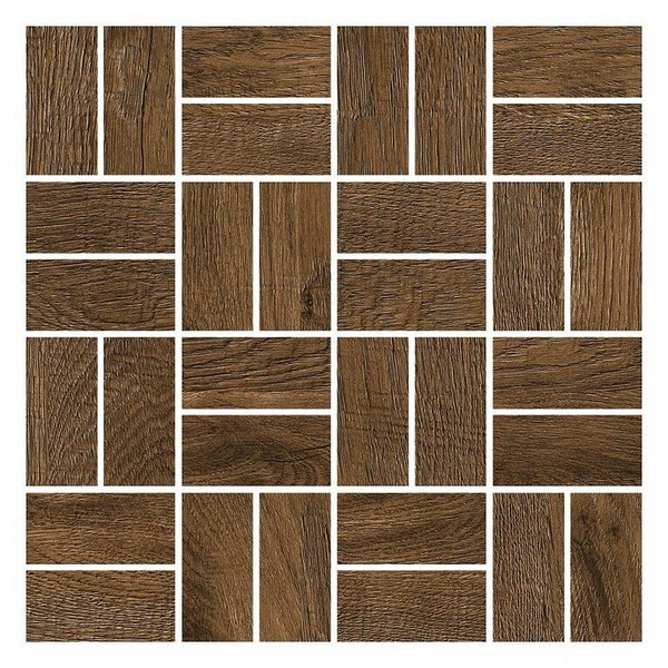 Фото Керамический гранит GRASARO Italian Wood 245x245 мозаика G-253/SR/m12