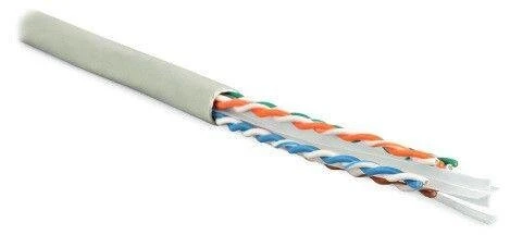 Фото Кабель витая пара U/UTP кат.6 4х2х23AWG solid PVC UUTP4-C6-S23-IN-PVC-GY-305 сер. (м) Hyperline 42047