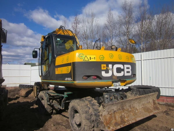 Фото Аренда колесного полноповоротного экскаватора JCB 160w