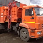 фото Мусоровозы c боковой загрузкой МКМ-44005 на шасси КАМАЗ-65111-42
в