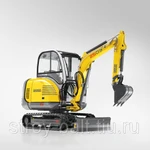 Фото №2 Аренда мини-экскаватора Wacker Neuson 2,6 тн