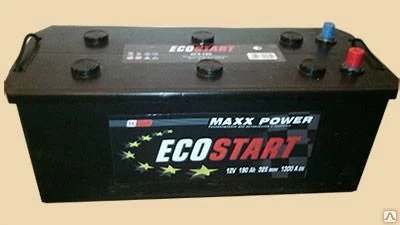 Фото Аккумуляторные Батареи ECOSTART 6СТ-225ач 1500А ( 518х279х240 )