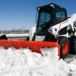 фото Снегоуборочный мини-погрузчик Мустанг на гусеницах в аренду