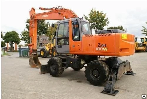 Фото Аренда экскаватора колёсного Hitachi ZX 180W