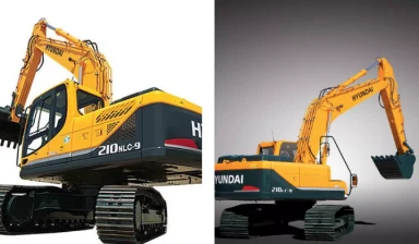 Фото Гусеничный экскаватор Hyundai R210NLC-9S с грейфер