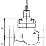 фото Двухходовой регулирующий клапан Valsteam Adca V16G, V25G