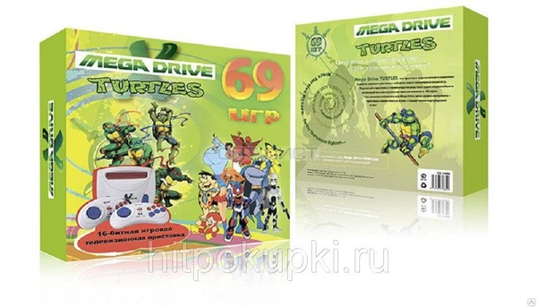 Фото Mega Drive Turtles (69 игр)