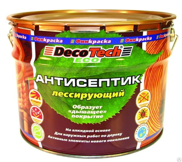 Фото Антисептик Deco
Tech Eco бесцветный 10л/8кг