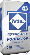 Фото Гидроизоляционная смесь IVSIL VODOSTOP 20 кг