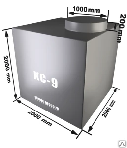 Фото Кессон-погреб КС-9 2000х2000х2200мм 2000х2000х2200мм