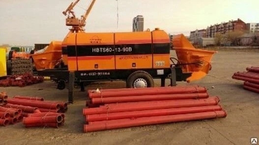 Фото Бетононасос стационарный электрический DEBOOM HBTS60-13-90B