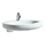 фото Раковина полувстраиваемая Laufen IL Bagno Alessi 75x50 8.1397.2.400.104.1