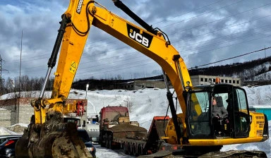 Фото Аренда экскаватора с доставкой на трале.