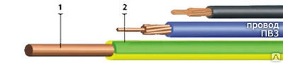 Фото Провод ПВ-3 35 Ж/З