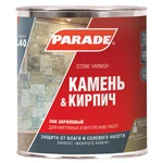 фото Лак для камня акриловый на растворит. PARADE 2,5л  L40 Камень&Кирпич глянц