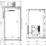 Фото №2 Шкаф холодильный CB114-S