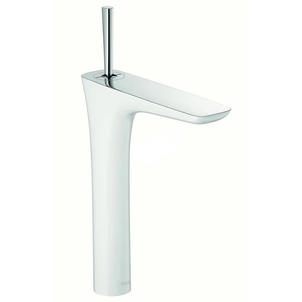 Фото Смеситель для раковины Hansgrohe PuraVida хром/белый 15072400