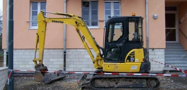 Фото Аренда мини-экскаватора Komatsu PC50MR, Москва