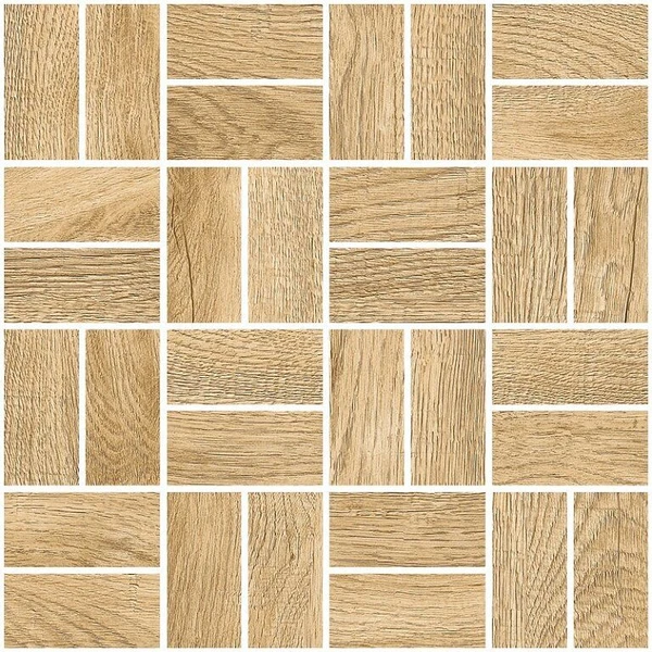 Фото Керамический гранит GRASARO Italian Wood 245x245 мозаика G-251/SR/m12