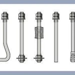 фото Болт фундаментный с анкерной плитой