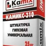 фото Штукатурка гипсовая универсальная &quot;Камикс-310&quot; 20кг