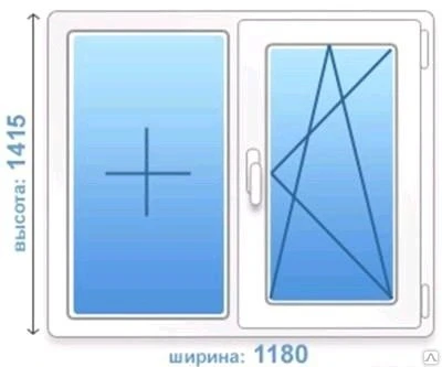 Фото Пластиковое окно ПВХ №6 одностворчатое