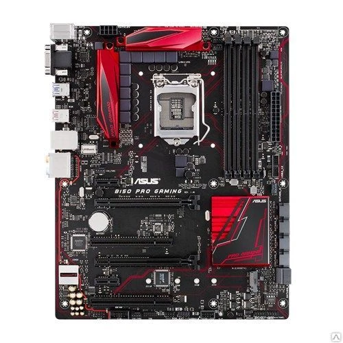 Фото Материнская плата Socket-1151 Asus B150 PRO GAMING, B150 
(4xDDR4, 1xPCI-E1