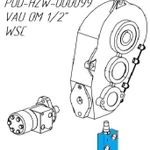 фото Клапан предохранительный POD-HZW-000099 VAU OM 1/2" WSC на навозоразбрасыватель Metal-Fach N-272