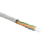 фото Кабель витая пара U/UTP кат.6 4х2х23AWG solid PVC UUTP4-C6-S23-IN-PVC-GY-305 сер. 305м (м) Hyperline 42047