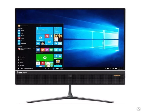 Фото Моноблок Lenovo 510-23ISH F0CD00EHRK, 23" IPS/1920x1080/i5 7400T/4Gb/1Tb/DV