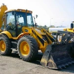 фото Экскаватор погрузчик с ямобуром JCB 208S