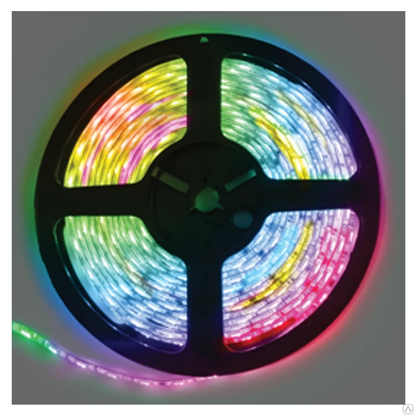 Фото Светодиодная лента Ecola LED strip PRO 14.4W/m 12V IP65, 60Led/m RGB