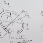 фото Кольцо стопорное 47 DIN 472 толщ.1,7 мм сталь 65Г