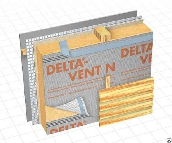 Фото Мембрана гидроизоляционная Delta-Vent N (1,5*50 м)