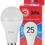 фото Лампа светодиодная ECO LED A65-25W-865-E27 R (диод груша 25Вт холодн. E27) (10/100/1200) Эра Б0048011