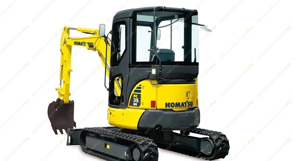 Фото Аренда мини-экскаватора Komatsu PC35MR-2, Калининград