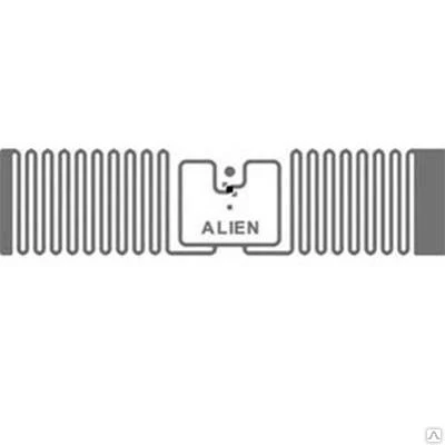 Фото Этикетки RFID Alien SQUIG Higgs3 polypro tag (47,5x13,4 мм) (минимальную 
п