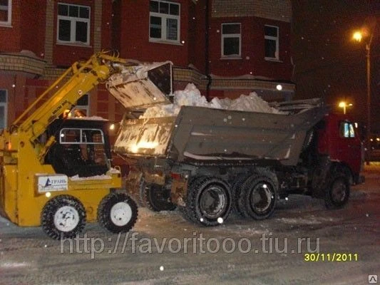 Фото Уборка и вывоз снега